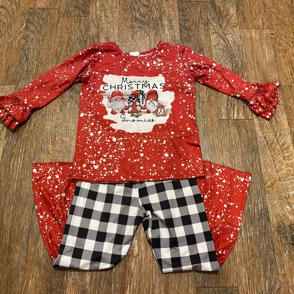 Merry Christmas Gnomies Size 2XL 6/7 T - Picture 3 of 3